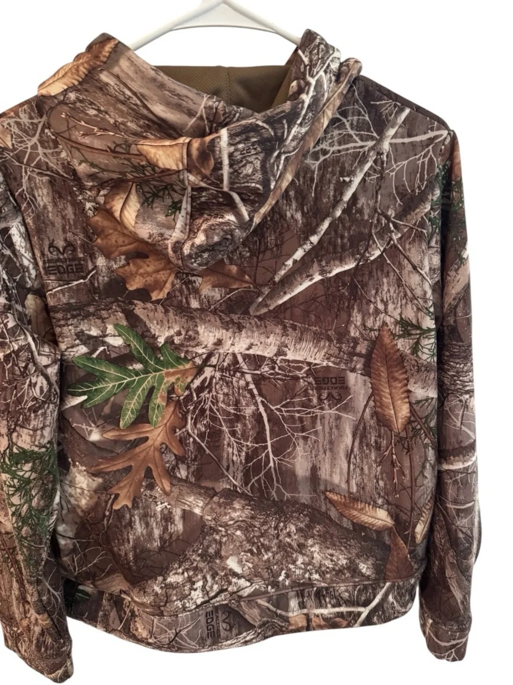 Realtree Habit Kids' Camo Hoodie Sweatshirt - Brown